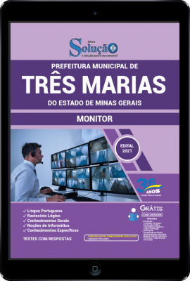 Apostila Prefeitura de Três Marias - MG em PDF - Monitor - Imagem 1