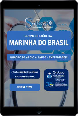 Apostila Corpo de Saúde da Marinha do Brasil em PDF - Quadro de Apoio à Saúde - Enfermagem - Imagem 1