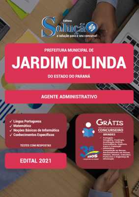 Apostila Prefeitura de Jardim Olinda - PR - Agente Administrativo - Imagem 2