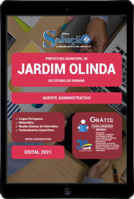 Apostila Prefeitura de Jardim Olinda - PR em PDF - Agente Administrativo - Imagem 1