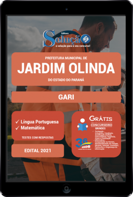 Apostila Prefeitura de Jardim Olinda - PR em PDF - Gari - Imagem 1