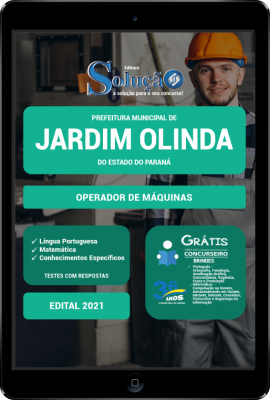 Apostila Prefeitura de Jardim Olinda - PR em PDF - Operador de Máquinas - Imagem 1