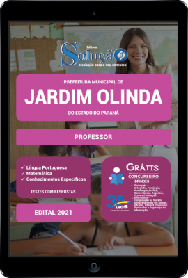 Apostila Prefeitura de Jardim Olinda - PR em PDF - Professor - Imagem 1