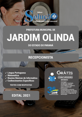 Apostila Prefeitura de Jardim Olinda - PR - Recepcionista - Imagem 2