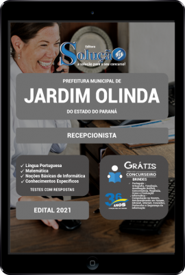 Apostila Prefeitura de Jardim Olinda - PR em PDF - Recepcionista - Imagem 1