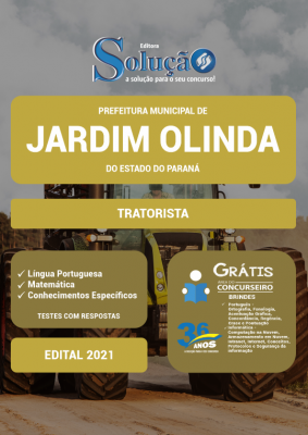 Apostila Prefeitura de Jardim Olinda - PR - Tratorista - Imagem 2