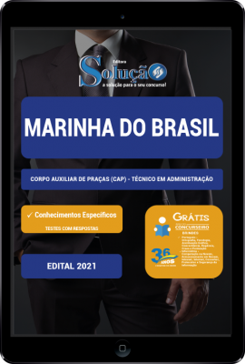 Apostila Marinha do Brasil em PDF - Corpo Auxiliar de Praças (CAP) - Técnico em Administração - Imagem 1