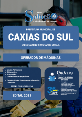 Apostila Prefeitura de Caxias do Sul - RS - Operador de Máquinas - Imagem 2