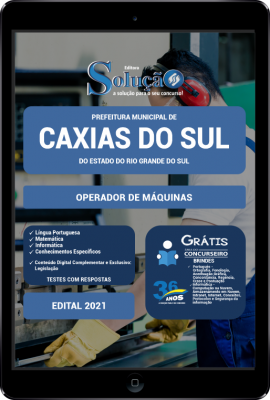 Apostila Prefeitura de Caxias do Sul - RS em PDF - Operador de Máquinas - Imagem 1