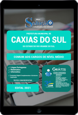 Apostila Prefeitura de Caxias do Sul - RS em PDF - Comum aos Cargos de Nível Médio: Professor G1AI e Técnico em Informática - Imagem 1