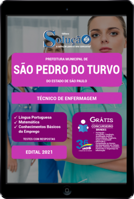 Apostila Prefeitura de São Pedro do Turvo - SP em PDF - Técnico de Enfermagem - Imagem 1