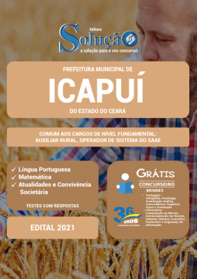 Apostila Prefeitura de Icapuí - CE - Comum aos Cargos de Nível Fundamental: Auxiliar Rural e Operador de Sistema do SAAE - Imagem 2