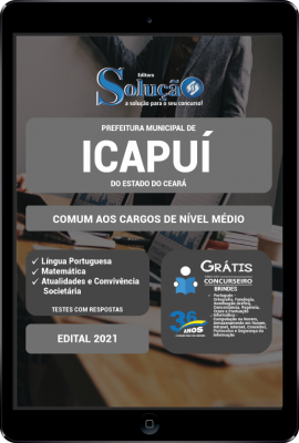 Apostila Prefeitura de Icapuí - CE em PDF - Comum aos Cargos de Nível Médio - Imagem 1