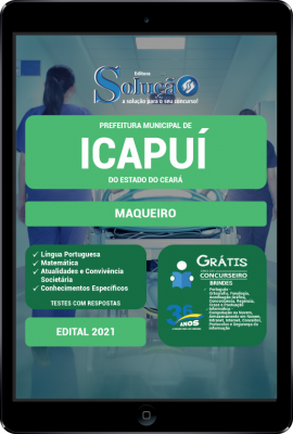 Apostila Prefeitura de Icapuí - CE em PDF - Maqueiro - Imagem 1