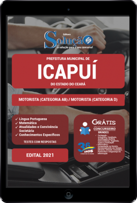 Apostila Prefeitura de Icapuí - CE em PDF - Motorista (Categoria AB) e Motorista (Categoria D) - Imagem 1