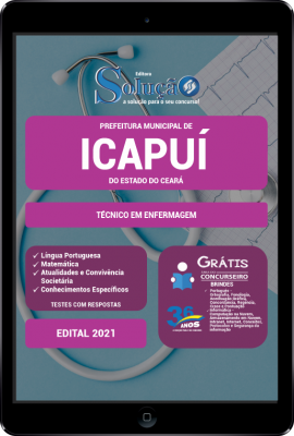 Apostila Prefeitura de Icapuí - CE em PDF - Técnico em Enfermagem - Imagem 1