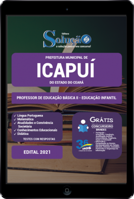 Apostila Prefeitura de Icapuí - CE em PDF - Professor de Educação Básica II - Educação Infantil - Imagem 1