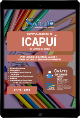 Apostila Prefeitura de Icapuí - CE em PDF - Professor de Educação Básica II - Séries Iniciais do Ensino Fundamental - Imagem 1