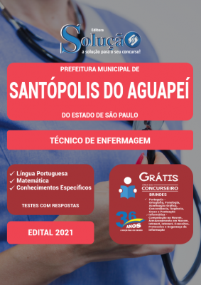 Apostila Prefeitura de Santópolis do Aguapeí - SP - Técnico de Enfermagem - Imagem 2