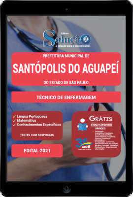 Apostila Prefeitura de Santópolis do Aguapeí - SP em PDF - Técnico de Enfermagem - Imagem 1