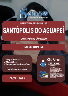 Apostila Prefeitura de Santópolis do Aguapeí - SP - Motorista - Imagem 2