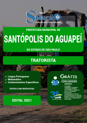 Apostila Prefeitura de Santópolis do Aguapeí - SP - Tratorista - Imagem 2