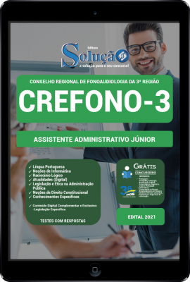 Apostila CREFONO 3 em PDF - Assistente Administrativo Júnior - Imagem 1