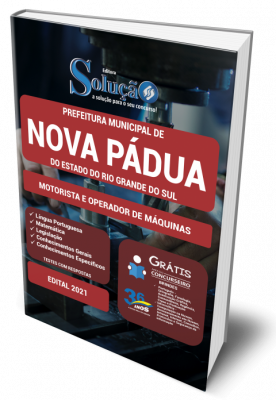 Apostila Prefeitura de Nova Pádua - RS - Motorista e Operador de Máquinas - Imagem 1