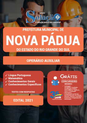 Apostila Prefeitura de Nova Pádua - RS - Operário Auxiliar - Imagem 2