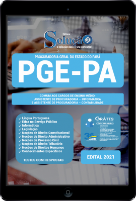 Apostila PGE-PA em PDF - Comum aos Cargos de Ensino Médio: Assistente de Procuradoria - Informática e Assistente de Procuradoria - Contabilidade - Imagem 1