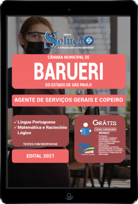 Apostila Câmara de Barueri - SP em PDF - Agente de Serviços Gerais e Copeiro - Imagem 1