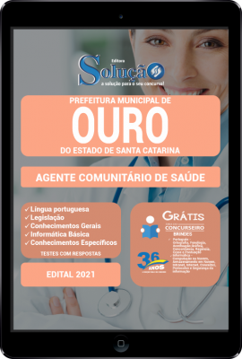 Apostila Prefeitura de Ouro - SC em PDF - Agente Comunitário de Saúde - Imagem 1