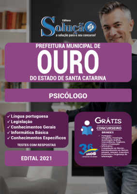 Apostila Prefeitura de Ouro - SC - Psicólogo - Imagem 2