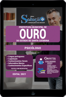 Apostila Prefeitura de Ouro - SC em PDF - Psicólogo - Imagem 1