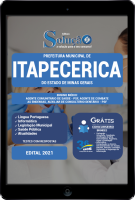 Apostila Prefeitura de Itapecerica - MG em PDF - Ensino Médio: Agente Comunitário de Saúde - PSF, Agente de Combate as Endemias e Auxiliar de Consultório Dentário - PSF - Imagem 1