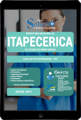 Apostila Prefeitura de Itapecerica - MG em PDF - Auxiliar de Enfermagem - PSF  - Imagem 1