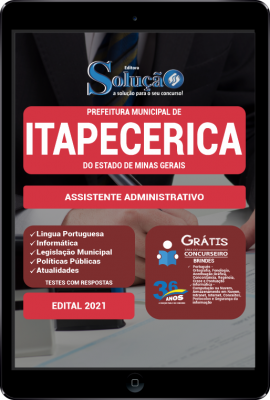 Apostila Prefeitura de Itapecerica - MG em PDF - Assistente Administrativo - Imagem 1