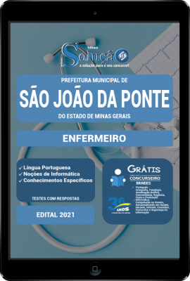 Apostila Prefeitura de São João da Ponte - MG em PDF - Enfermeiro - Imagem 1