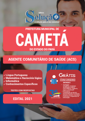 Apostila Prefeitura de Cametá - PA - Agente Comunitário de Saúde (ACS) - Imagem 2