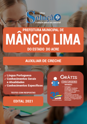 Apostila Prefeitura de Mâncio Lima - AC - Auxiliar de Creche - Imagem 2