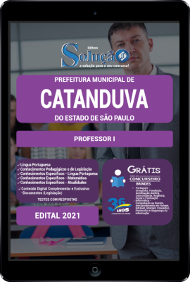 Apostila Prefeitura de Catanduva - SP em PDF - Professor I - Imagem 1