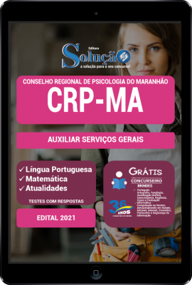 Apostila CRP-MA em PDF - Auxiliar Serviços Gerais - Imagem 1