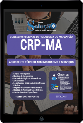 Apostila CRP-MA em PDF - Assistente Técnico Administrativo e Serviços - Imagem 1