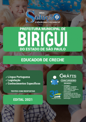 Apostila Prefeitura de Birigui - SP - Educador de Creche - Imagem 2