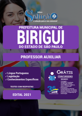 Apostila Prefeitura de Birigui - SP - Professor Auxiliar - Imagem 2