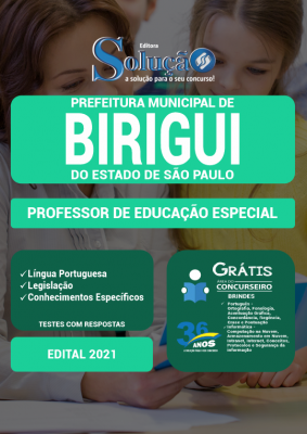 Apostila Prefeitura de Birigui - SP - Professor de Educação Especial - Imagem 2