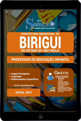 Apostila Prefeitura de Birigui - SP em PDF - Professor de Educação Infantil - Imagem 1