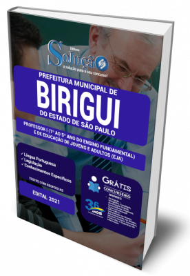 Apostila Prefeitura de Birigui - SP - Professor I (1º ao 5º ano do Ensino Fundamental) e de Educação de Jovens e Adultos (EJA) - Imagem 1