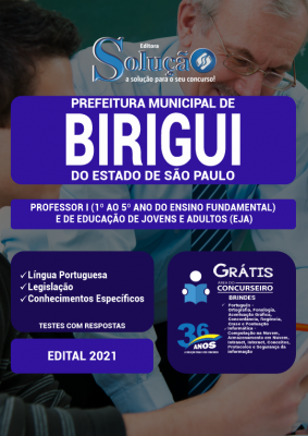 Apostila Prefeitura de Birigui - SP - Professor I (1º ao 5º ano do Ensino Fundamental) e de Educação de Jovens e Adultos (EJA) - Imagem 2