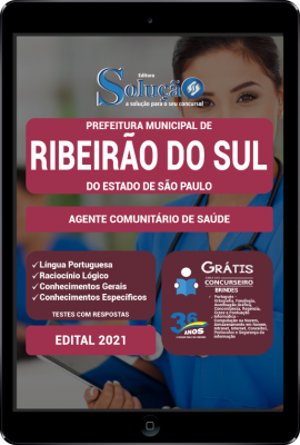 Apostila Prefeitura de Ribeirão do Sul - SP em PDF - Agente Comunitário de Saúde - Imagem 1